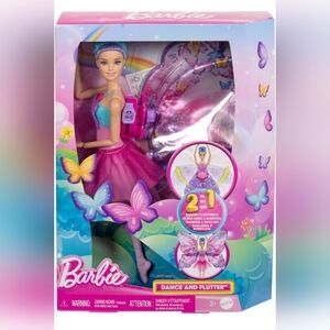 Barbie Butterfly Doll Dance & Flutter 2-in-1 Transformation Mattel NIB